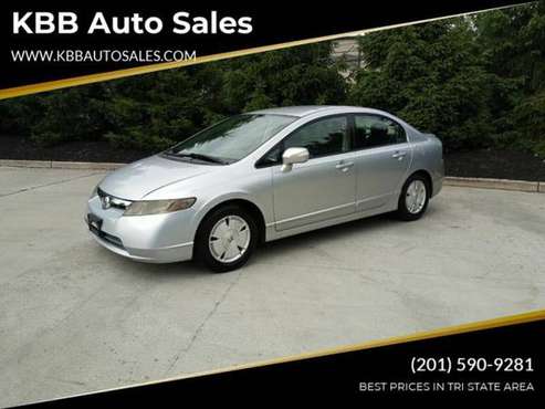 Selling 2007 Honda Civic Hybrid 4 Dr Gas Saver 45mpg for sale in North Bergen, NY