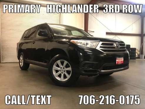 2013 Toyota Highlander Plus- 3rd Row IN HOUSE FINANCE - FREE... for sale in DAWSONVILLE, FL