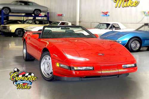 Beautiful 1991 Corvette, black leather, black convertible, clean... for sale in Burr Ridge, IL