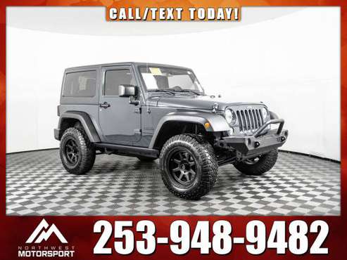 Lifted 2016 *Jeep Wrangler* Sport 4x4 - cars & trucks - by dealer -... for sale in PUYALLUP, WA