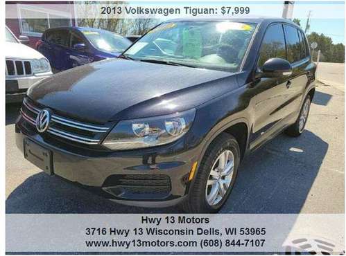 2013 Volkswagen Tiguan S 4dr SUV 6A 129260 Miles for sale in Wisconsin dells, WI