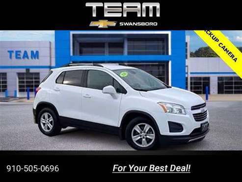 2016 Chevy Chevrolet Trax LT suv White - - by dealer for sale in Swansboro, NC