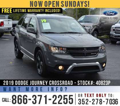 ‘19 Dodge Journey Crossroad *** Camera, Cruise, Push to Start *** -... for sale in Alachua, FL