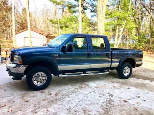 Immaculate Ford F250 super duty crew cab 4 x 4 Price Drop! - cars &... for sale in Tustin, MI