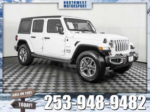 2019 *Jeep Wrangler* Unlimited Sahara 4x4 - cars & trucks - by... for sale in PUYALLUP, WA