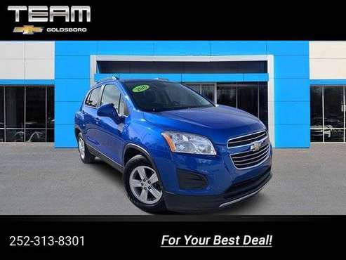 2016 Chevy Chevrolet Trax LT suv Blue for sale in Goldsboro, NC