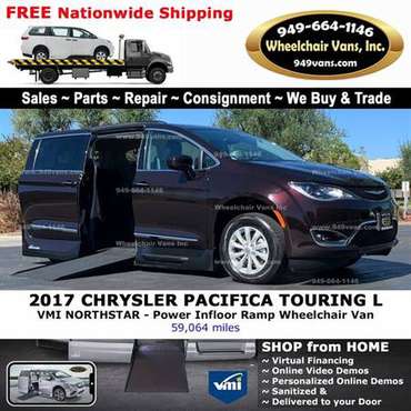 2017 Chrysler Pacifica Touring Plus Wheelchair Van VMI Northstar - -... for sale in LAGUNA HILLS, UT