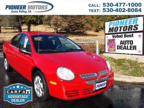 2005 Dodge Neon SXT - cars & trucks - by dealer - vehicle automotive... for sale in Grass Valley, CA