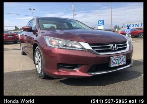 2013 Honda Accord Sdn Lx - cars & trucks - by dealer - vehicle... for sale in Coos Bay, OR