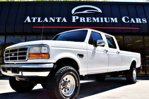 1996 Ford F350 XLT Crew CAB 4wd - - by dealer for sale in Monroe, GA