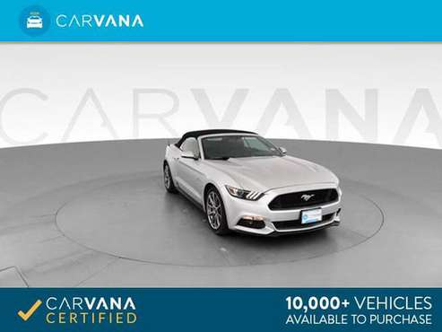 2016 Ford Mustang GT Premium Convertible 2D Convertible SILVER - for sale in Augusta, GA