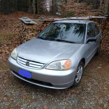 2001 Honda Civic-only 87k miles - cars & trucks - by owner - vehicle... for sale in hinesburg, VT