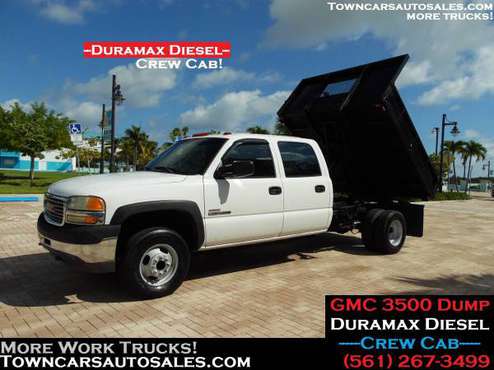 GMC 3500 *Duramax Diesel* DUMP BODY TRUCK Dumper Flatbed DUMP TRUCK for sale in West Palm Beach, FL