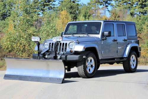 * 2013 JEEP WRANGLER UNLIMITED FREEDOM ED 4X4 * 91k One Owner 6' PLOW for sale in Hampstead, ME