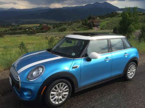 Beautiful 2015 Mini Cooper 4 dr, Manual under 25, 000 miles - cars & for sale in El Jebel, CO