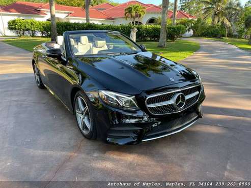 2018 Mercedes Benz E400 4Matic Convertible! AMG Package! Premium Pac for sale in NAPLES, AK