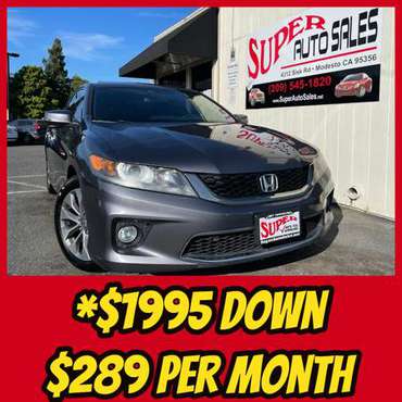 1995 Down & 289 a month this Smooth 2013 Honda Accord EX-L for sale in Modesto, CA