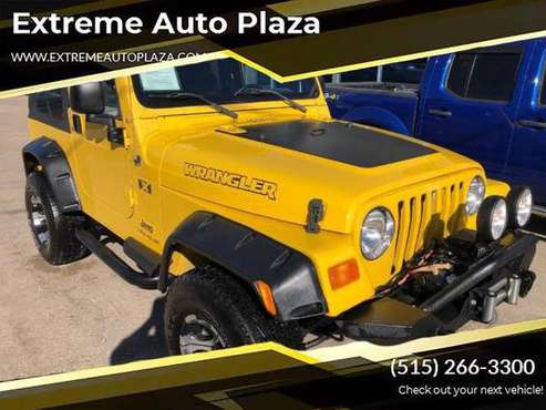 2005 Jeep Wrangler X - cars & trucks - by dealer - vehicle... for sale in Des Moines, IA