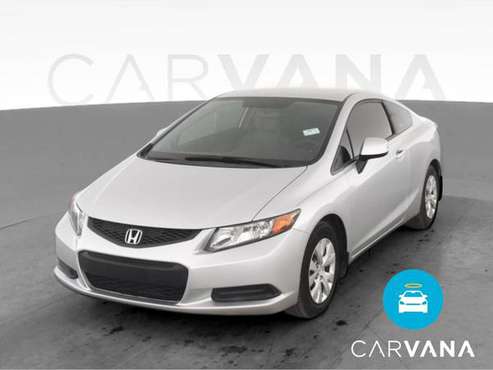 2012 Honda Civic LX Coupe 2D coupe Silver - FINANCE ONLINE - cars &... for sale in Tulsa, OK