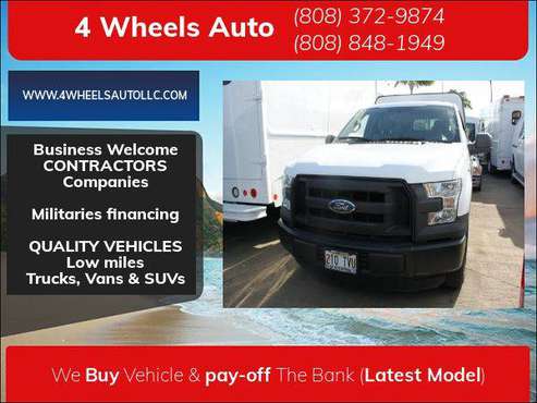 2016 Ford F-150 2WD Reg Cab 141 XL - cars & trucks - by dealer -... for sale in Honolulu, HI