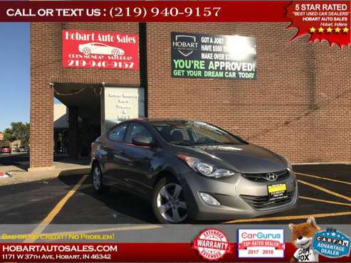 2013 HYUNDAI ELANTRA GLS $500-$1000 MINIMUM DOWN PAYMENT!! CALL OR... for sale in Hobart, IL