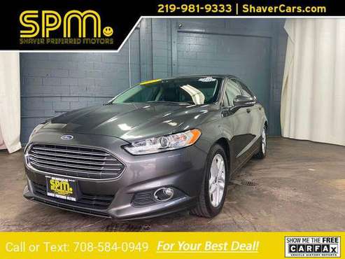 2015 Ford Fusion SE sedan GREY - cars & trucks - by dealer - vehicle... for sale in Merrillville, IL