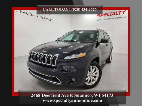 2014 Jeep Cherokee Limited 4WD! Nav! Bckup Cam! Htd Seats&Steering!... for sale in Suamico, WI