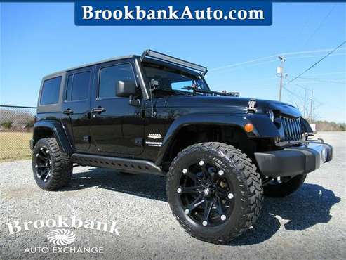 2011 JEEP WRANGLER UNLIMITED SAHARA, Black APPLY ONLINE for sale in Summerfield, NC