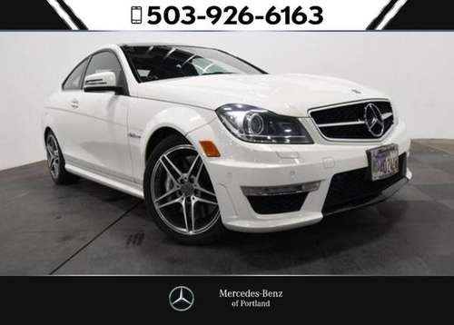 2012 Mercedes-Benz C Class RWD 2dr Car 2dr Cpe C 63 AMG RWD for sale in Portland, OR