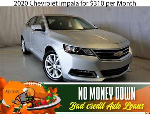 $310/mo 2020 Chevrolet Impala Bad Credit & No Money Down OK - cars &... for sale in Elmhurst, IL