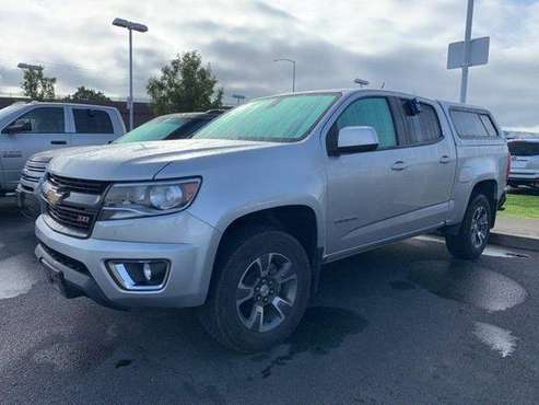 2018 Chevy Chevrolet Colorado Z71 pickup Silver Ice Metallic for sale in Post Falls, MT
