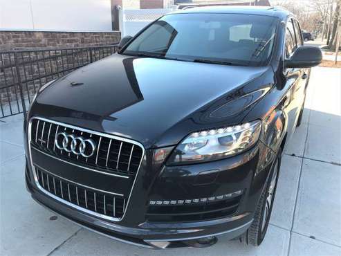 2013 Audi Q7 SUV 3 rows black sunroof AWD leather for sale in Los Angeles, CA