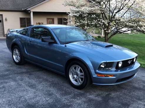 2008 Light Blue Ford Mustang GT, V8 4 6L, A T , Leather, 79, 100 for sale in Dover, PA