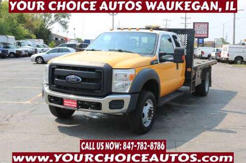 2015*FORD F-550*SUPER DUTY 4X4 FLATBED/COMMERCIAL TRUCK HUGE SPACE... for sale in Chicago, IL