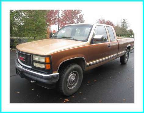 1990 GMC 2500 Pickups Club Coupe 4WD for sale in Salem, OR