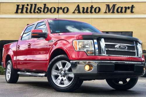 2009 Ford F150 Lariat*V8*Leather*Crew cab*Clean Carfax* - cars &... for sale in TAMPA, FL