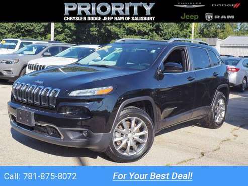 2018 Jeep Cherokee Limited suv White for sale in Salisbury, MA