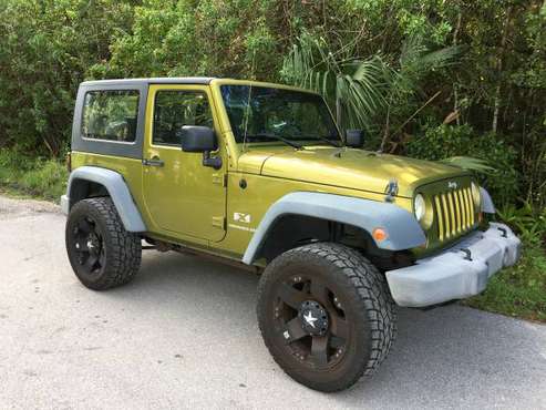 2007 WRANGLER X 3.8L V6 * AUTOMATIC* 4WD *ONLY 102K MILES* FL JEEP -... for sale in Port Saint Lucie, FL