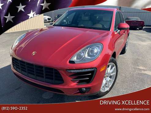 2016 Porsche Macan S AWD Impulse Red Metallic 1 Owner - cars & for sale in Jeffersonville, KY