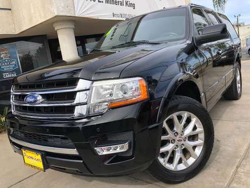 16 Ford Expedition Limited, EcoBoost, Leather, NAV, Moonroof, 3rd for sale in Visalia, CA