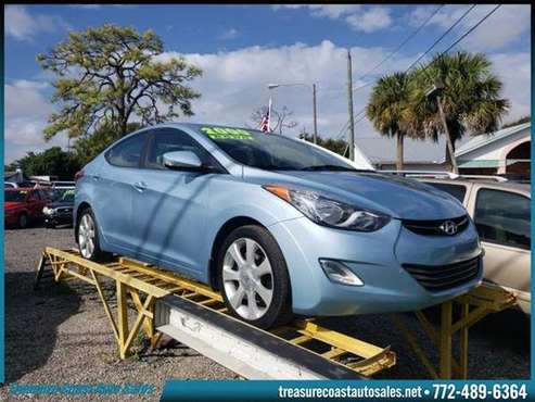 2012 HYUNDAI ELANTRA GLS SEDAN**LEATHER**COLD AC**LOW MILES ONLY... for sale in FT.PIERCE, FL