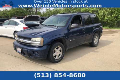 2002 CHEVROLET TRAILBLAZER 4x4 Chevy LS 4WD SUV - cars & trucks - by... for sale in Cleves, OH