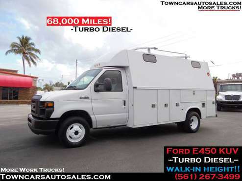 Ford E450 KUV Enclosed Service Truck Utility Truck Cutaway Cargo Van for sale in West Palm Beach, FL