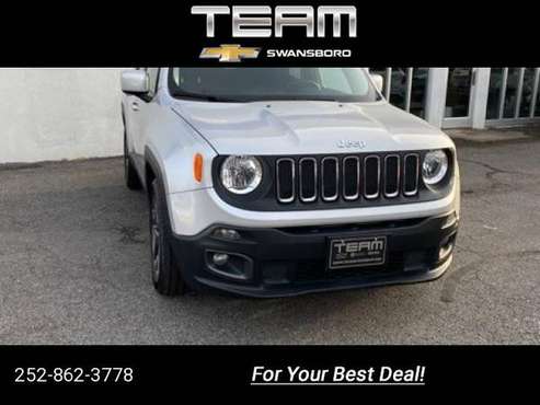 2015 Jeep Renegade Latitude suv Silver - cars & trucks - by dealer -... for sale in Swansboro, NC