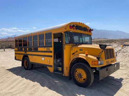 International 3800 medium size school bus skoolie tiny home - cars & for sale in Desert Hot Springs, CA