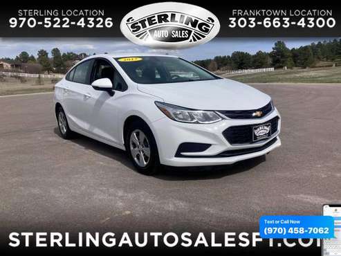 2017 Chevrolet Chevy Cruze 4dr Sdn 1 4L LS w/1SB - CALL/TEXT TODAY! for sale in Sterling, CO
