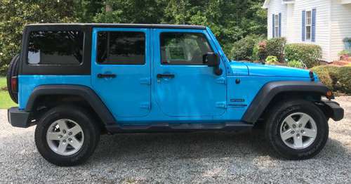 2018 Jeep Wrangler Unlimited-REDUCED! - cars & trucks - by owner -... for sale in Fuquay-Varina, NC