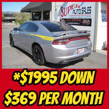 *$1995 Down *$369 Per Month on this 2015 DODGE CHARGER SE! for sale in Modesto, CA