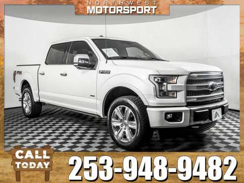 *SPECIAL FINANCING* 2017 *Ford F-150* Platinum 4x4 for sale in PUYALLUP, WA