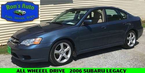 2006 Subaru Legacy Used Cars Vermont at Ron s Auto Vt - cars & for sale in W. Rutland, Vt, VT